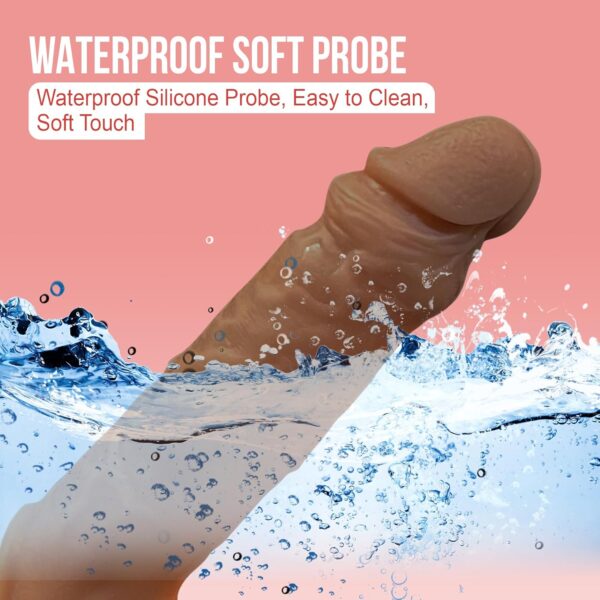 6 inch Heavy Silicon Material Double Hole Dragon Condom For Men