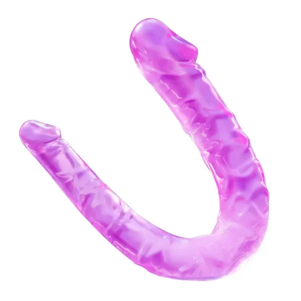 Double Dong Big Penis for Women, G-spot Stimulation Realistic Dildo Double Side 2 Head Dildo, Adult Sex Toy for Anal Vaginal Play Anus Stimulator for Women Lesbian Gay Man Couples